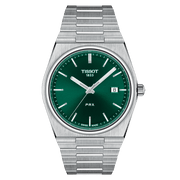 Tissot PRX 40mm T137.410.11.091.00 - bracciale e acciaio - quadrante verde con datario